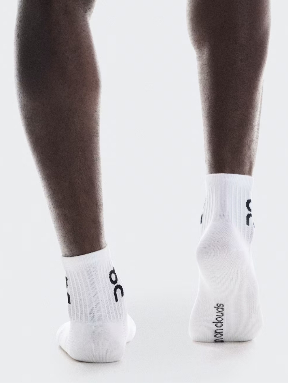 On Running White Logo sock Mid 3P - Picture 2 of 8